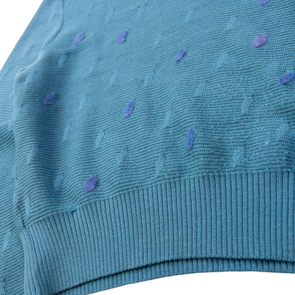 Vintage 80s Issey Miyake Wool Knit Jumper Womens Size M | Medium, Blue