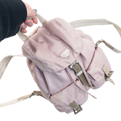 Vintage 2000s Prada Bucket Backpack | O/S, Pink