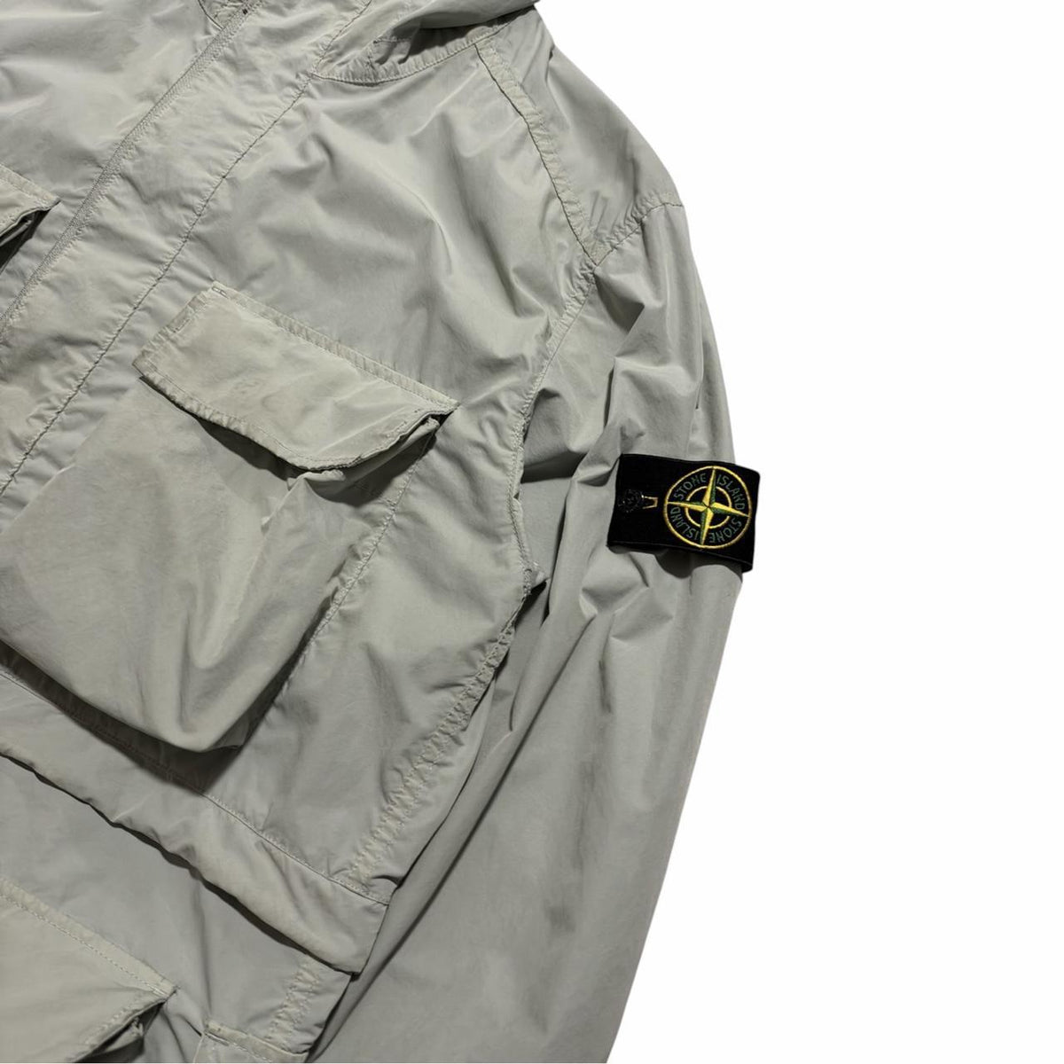 Stone Island David-TC Multi Pocket Jacket | Large, Tan