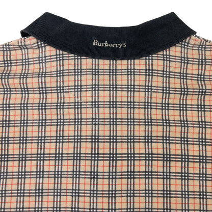 Vintage Burberry Nova Check Polo Shirt Size XL