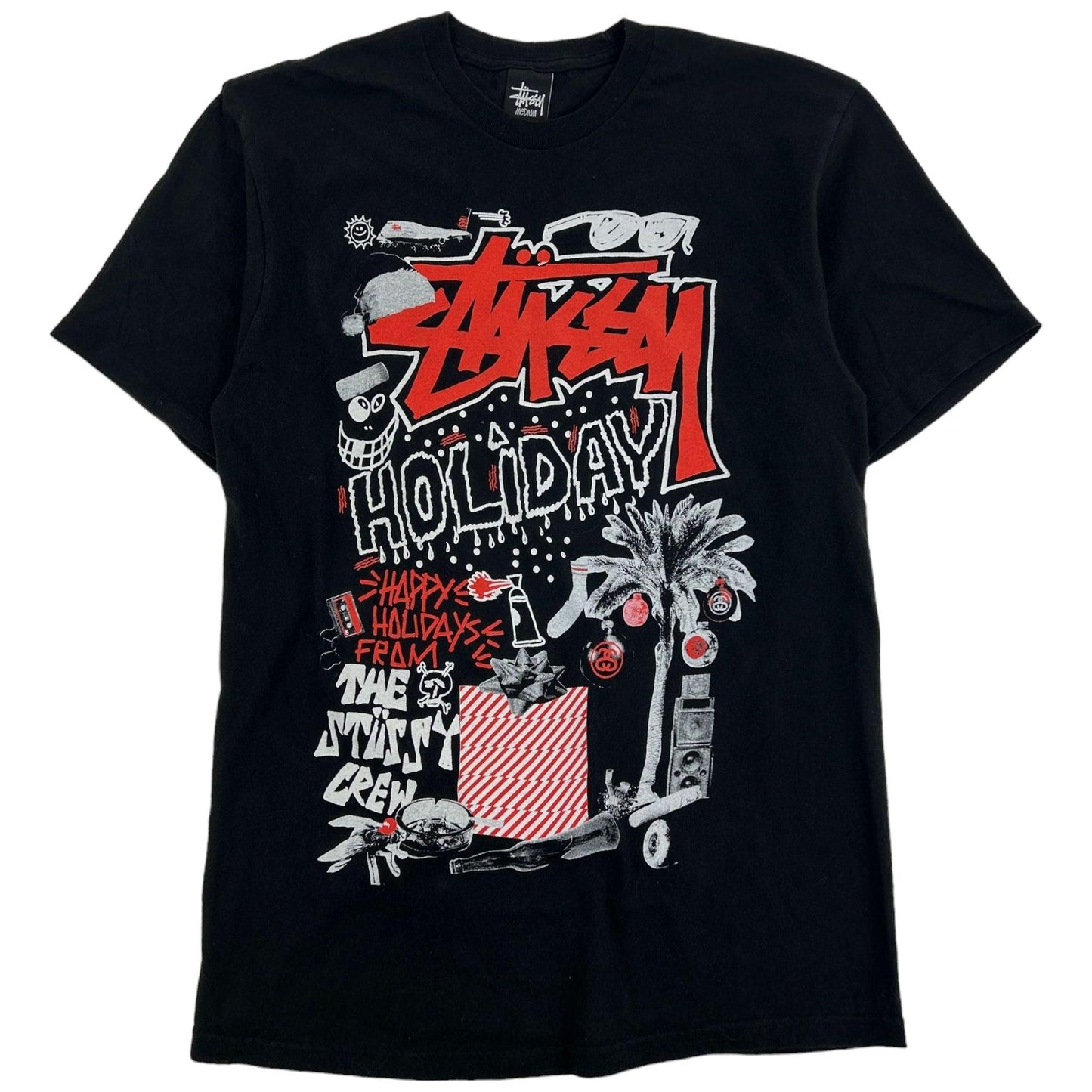 Stussy Holiday Graphic T-Shirt Size M