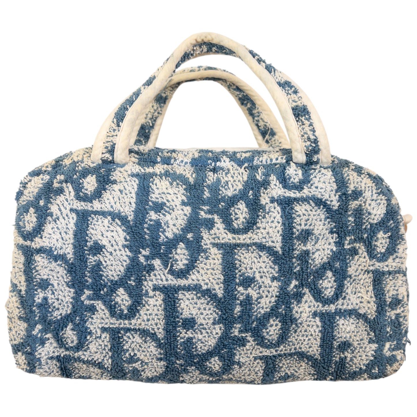 Vintage Dior Monogram Terry Cloth Handbag