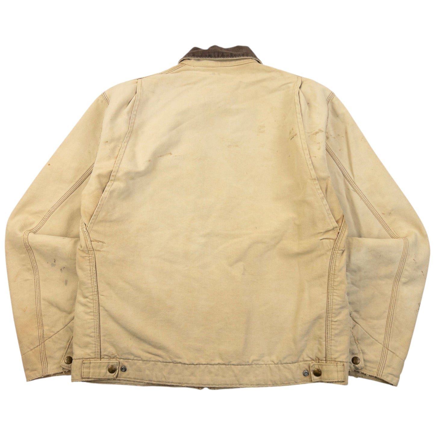 Vintage 90s Carhartt Zip Up Jacket Size L | Large, Beige