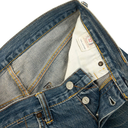 Vintage 2000s Evisu Double Dragon Gull Japanese Denim Jeans Size W31 | W31, Multicoloured