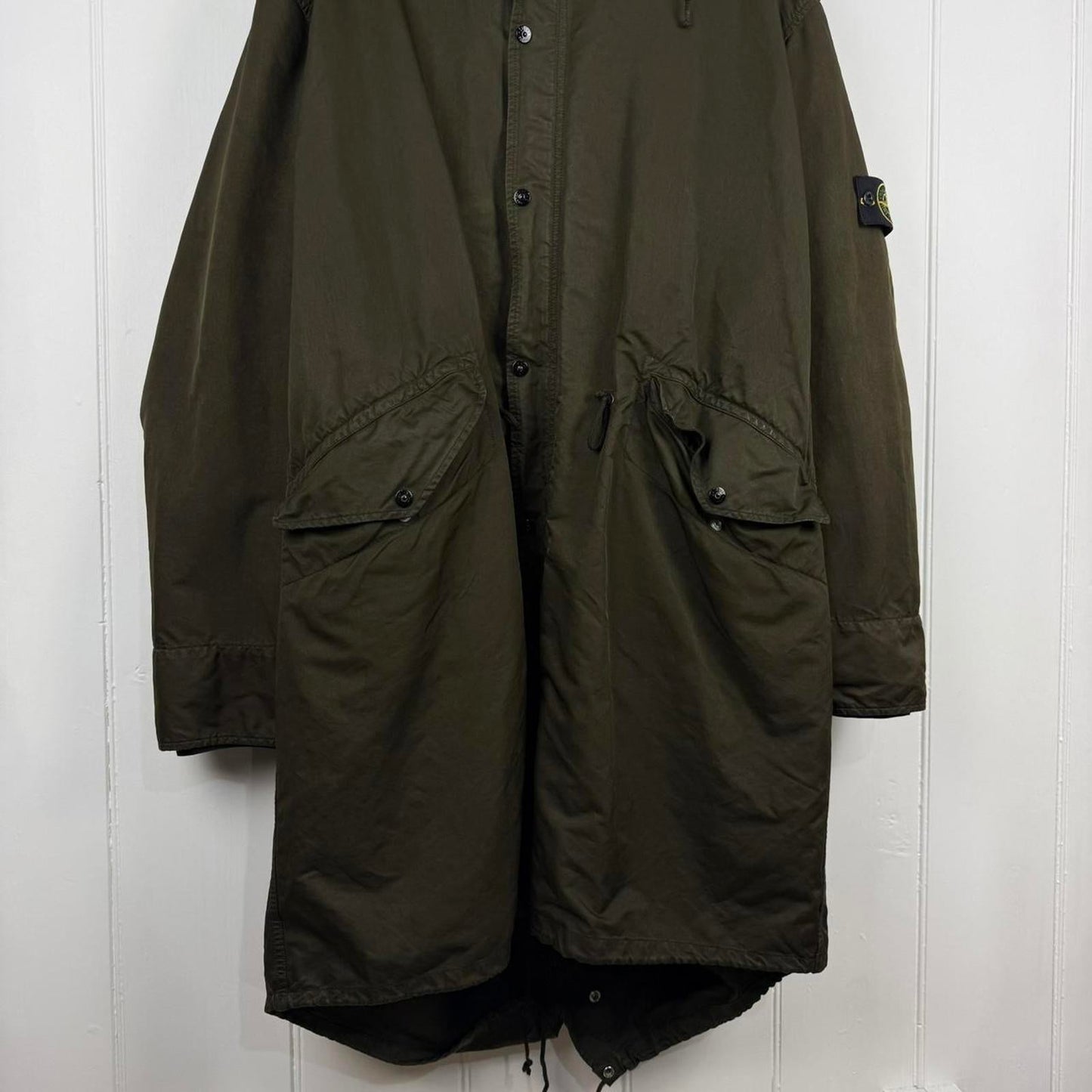 Stone Island Fishtail Parka Olive (XXL) | XXL, Olive