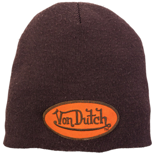 Vintage Von Dutch Embroidered Beanie Hat | O/S, Multicoloured