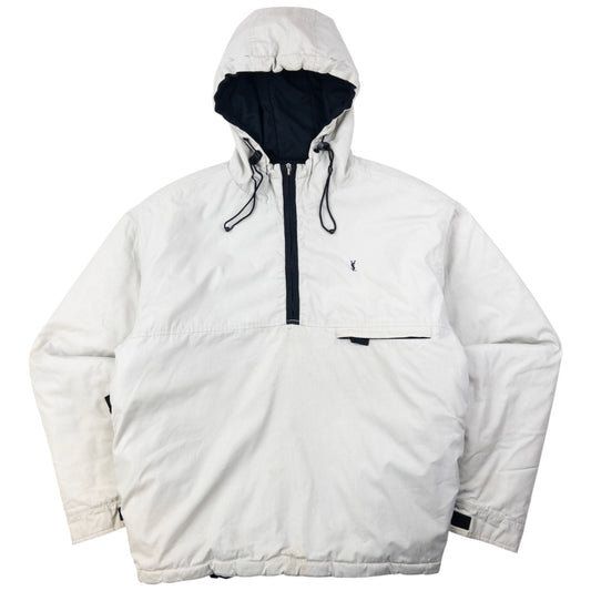 Vintage YSL Yves Saint Laurent Q Zip Padded Jacket Size M