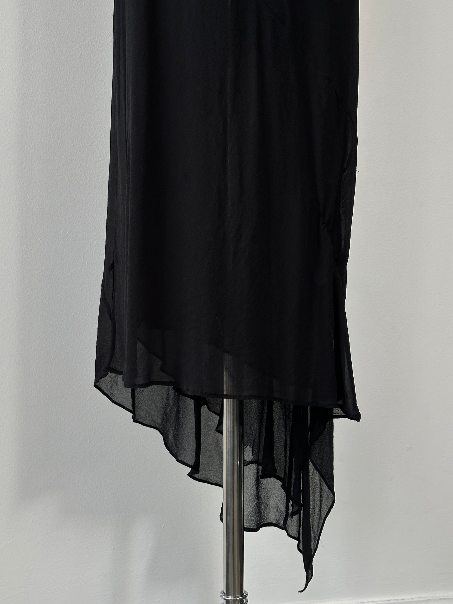 Vintage 2000s Pure Silk Floor Length Dress - M-L