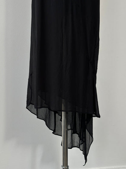 Vintage 2000s Pure Silk Floor Length Dress - M-L