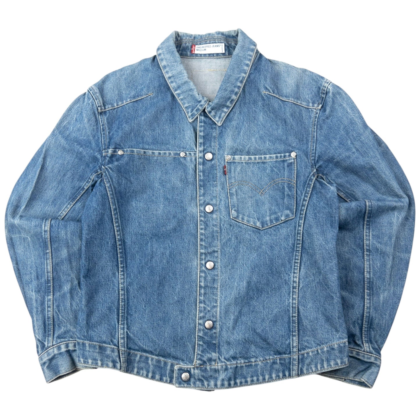 Vintage 2000s Levi's Engineered Garments Denim Jacket Size XS | XS, Blue