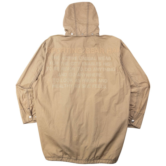 Vintage 90s Hai Sporting Gear By Issey Miyake Zip Up Jacket Size L | Large, Beige