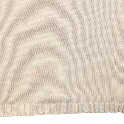 Vintage 2000s YSL Yves Saint Laurent Knit Jumper Size M | Medium, Beige