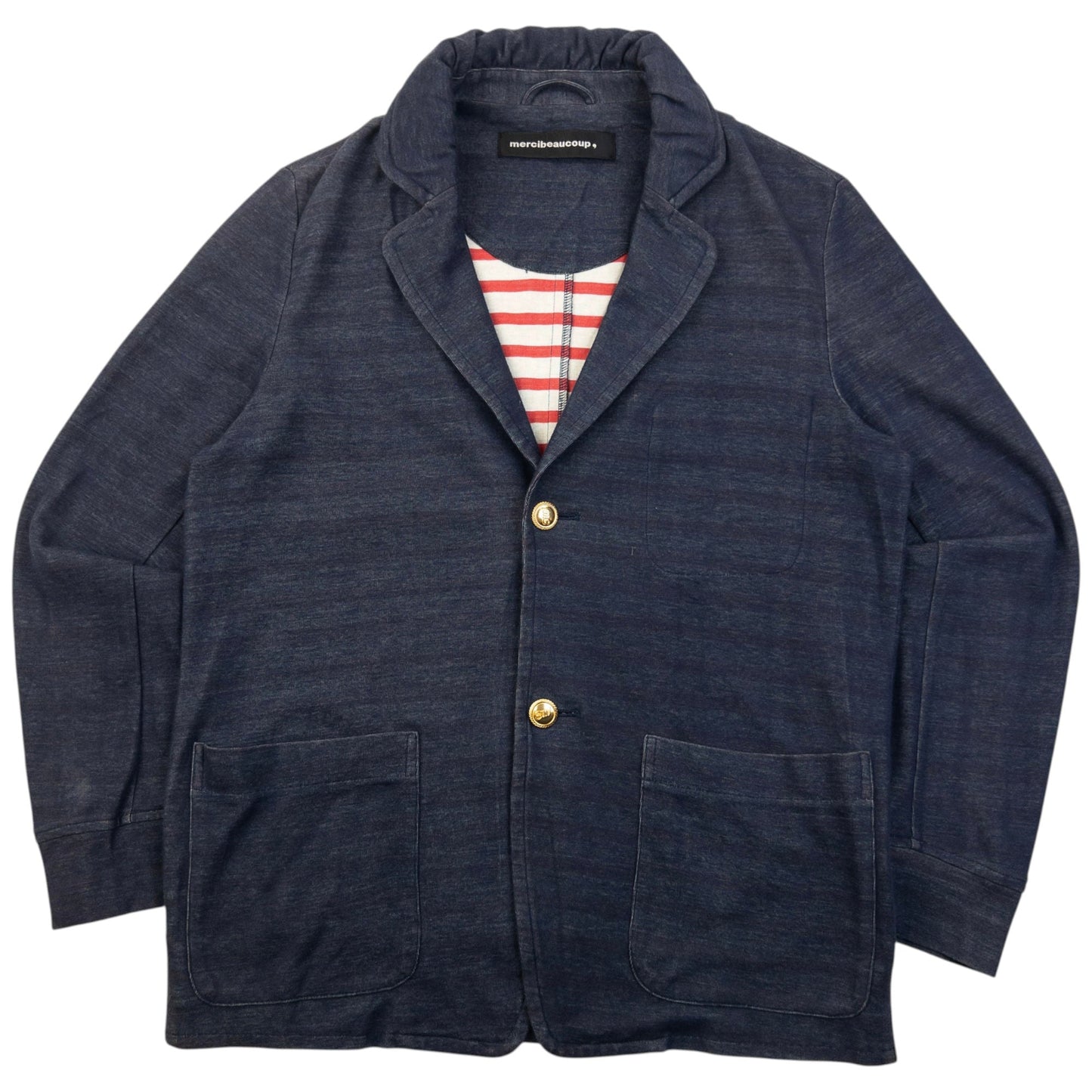 Vintage 2000s Mercibeaucoup By Issey Miyake Button Up Jacket Size XS | XS, Navy