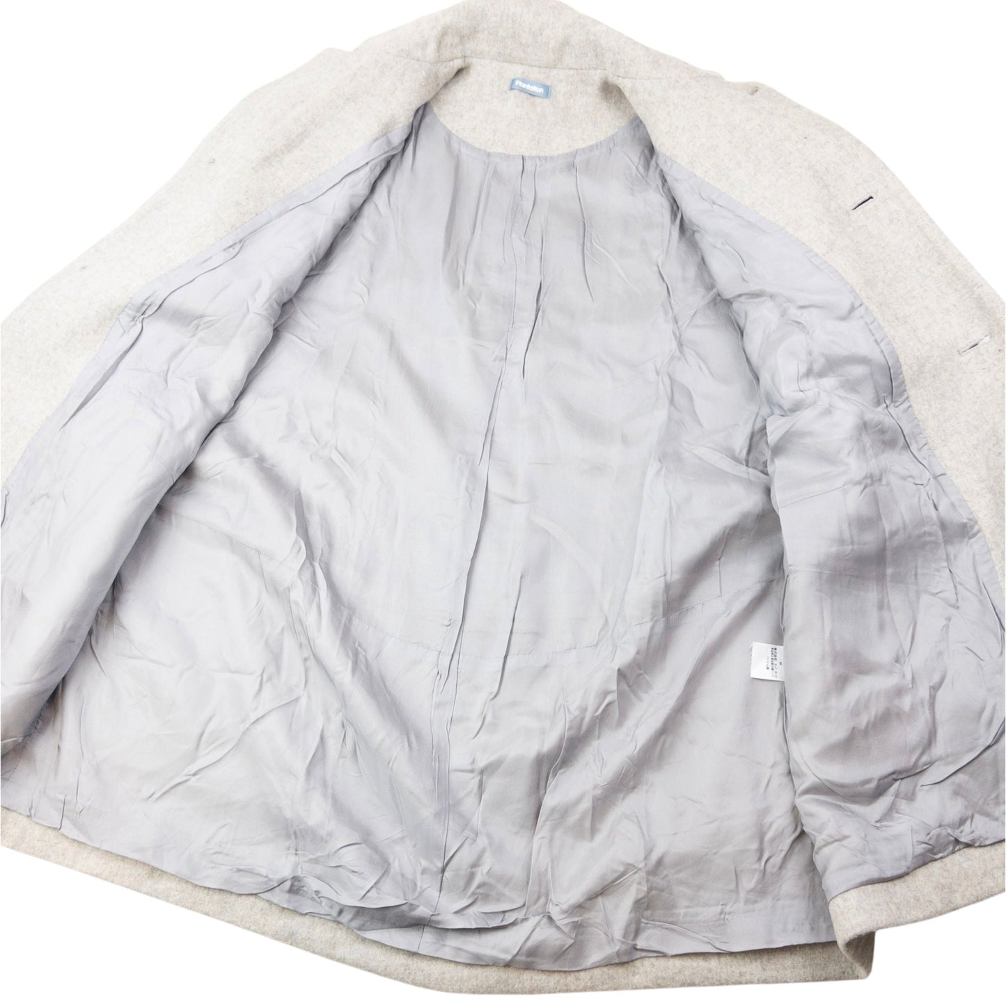 Vintage 90s Plantation By Issey Miyake Wool Button Up Jacket Size XL | XL, Grey