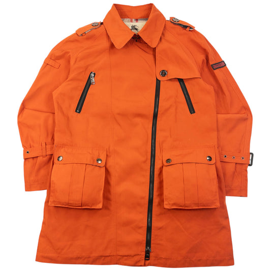 Vintage Burberry Nova Check Lined Jacket Womens Size XL | XL, Orange