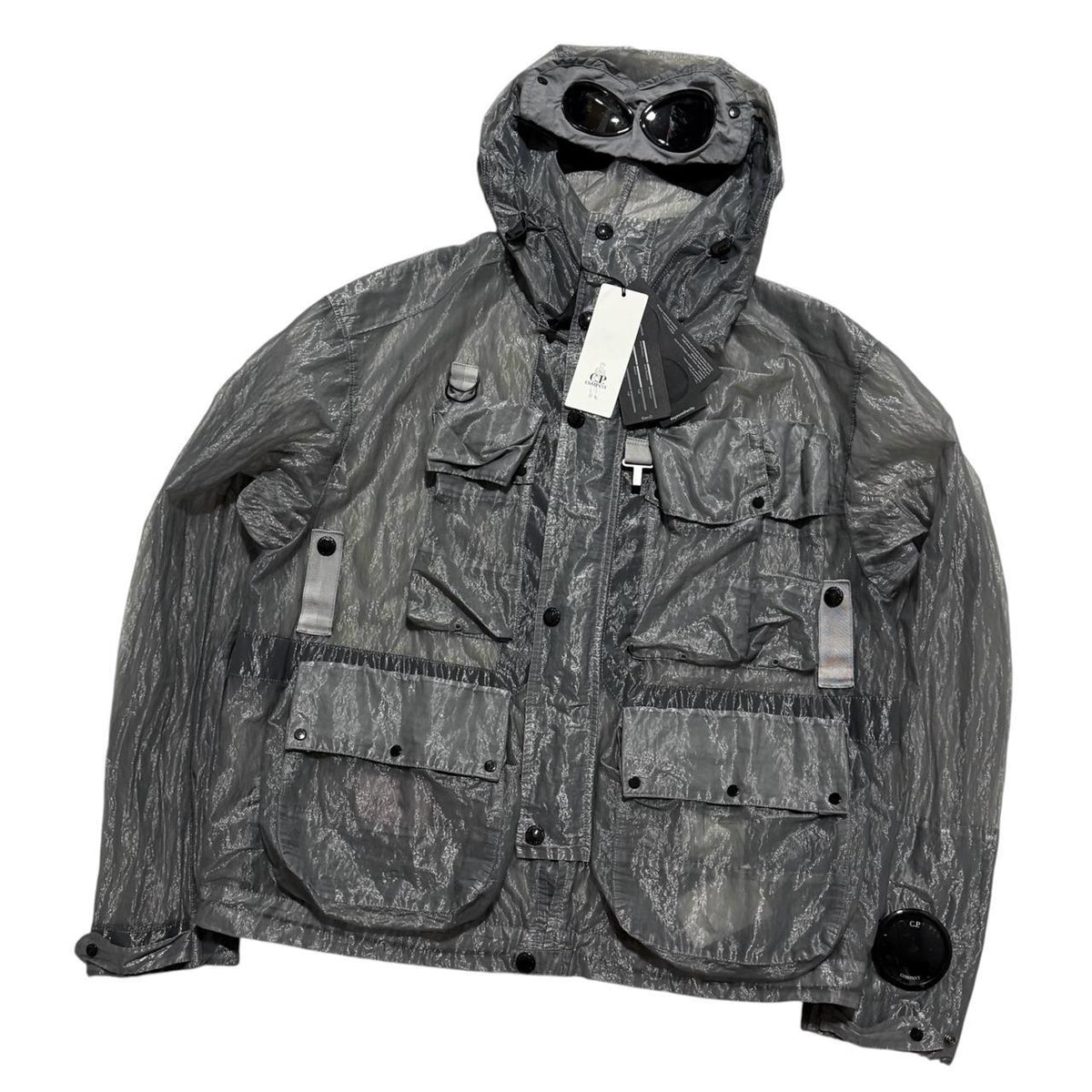 CP Company Kan-D La Mille Jacket | Large, Metallic Grey