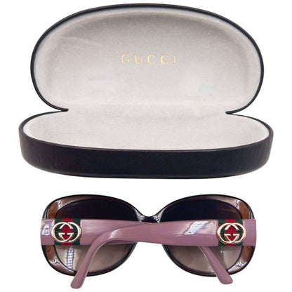 Vintage 2000s Gucci Sunglasses | O/S, Brown, Purple
