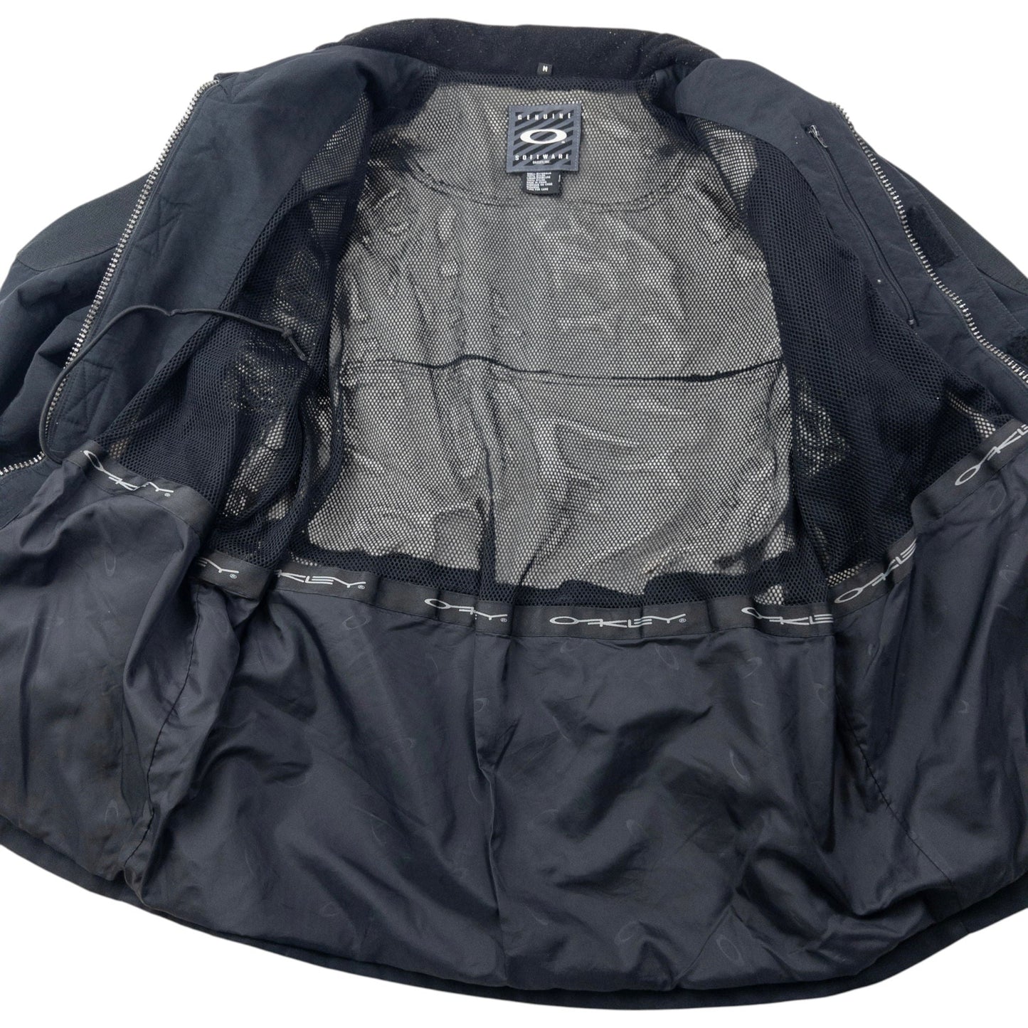 Vintage 90s Oakley Zip Up Jacket Size XL | XL, Black