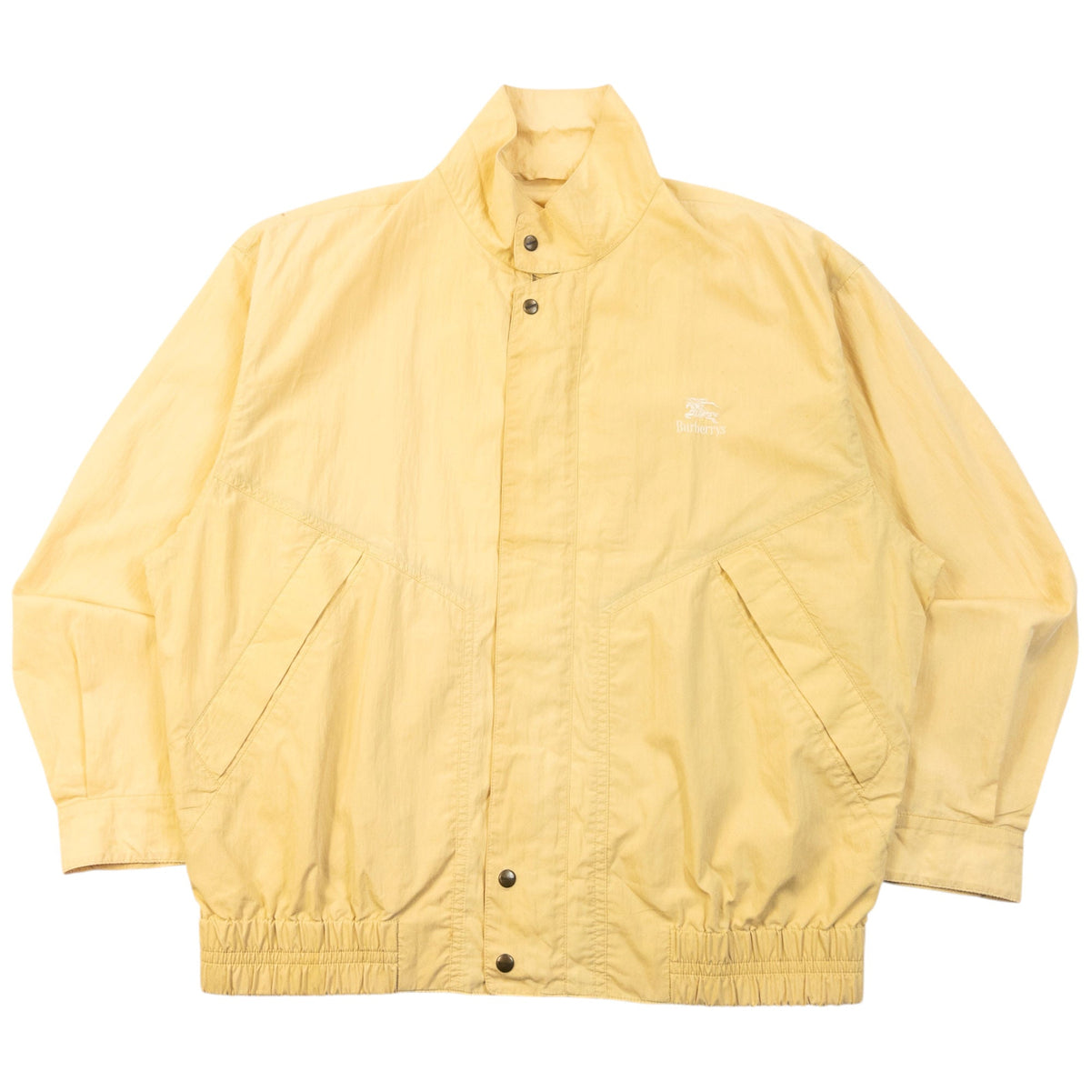 Vintage 90s Burberry Zip Up Jacket Size XS | XS, Yellow