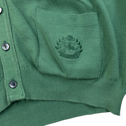 Vintage 90s Burberry Button Up Cardigan Size XL | XL, Green