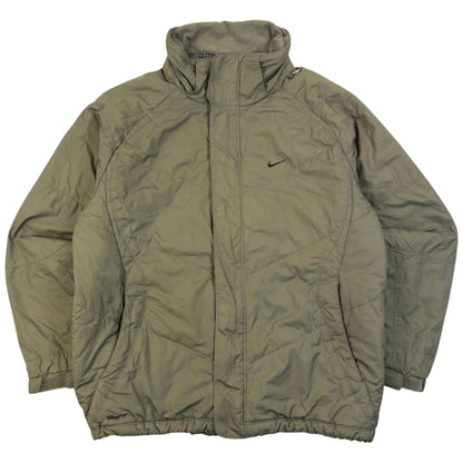 Vintage 2000s Nike FIT Padded Jacket | Large, Green