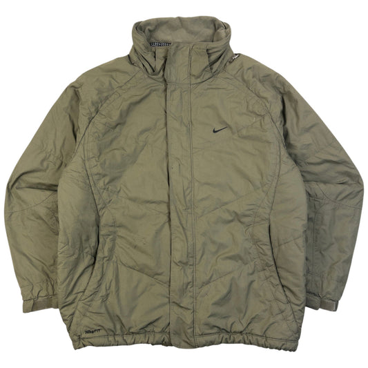 Vintage 2000s Nike FIT Padded Jacket Size L | Large, Green