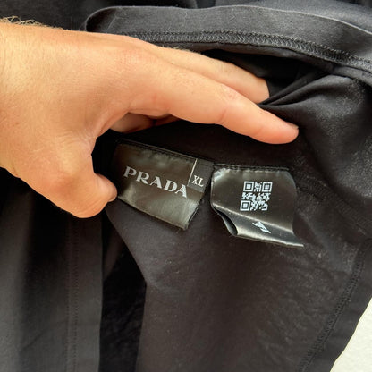 Prada Logo T-shirt (L) | Large, Black