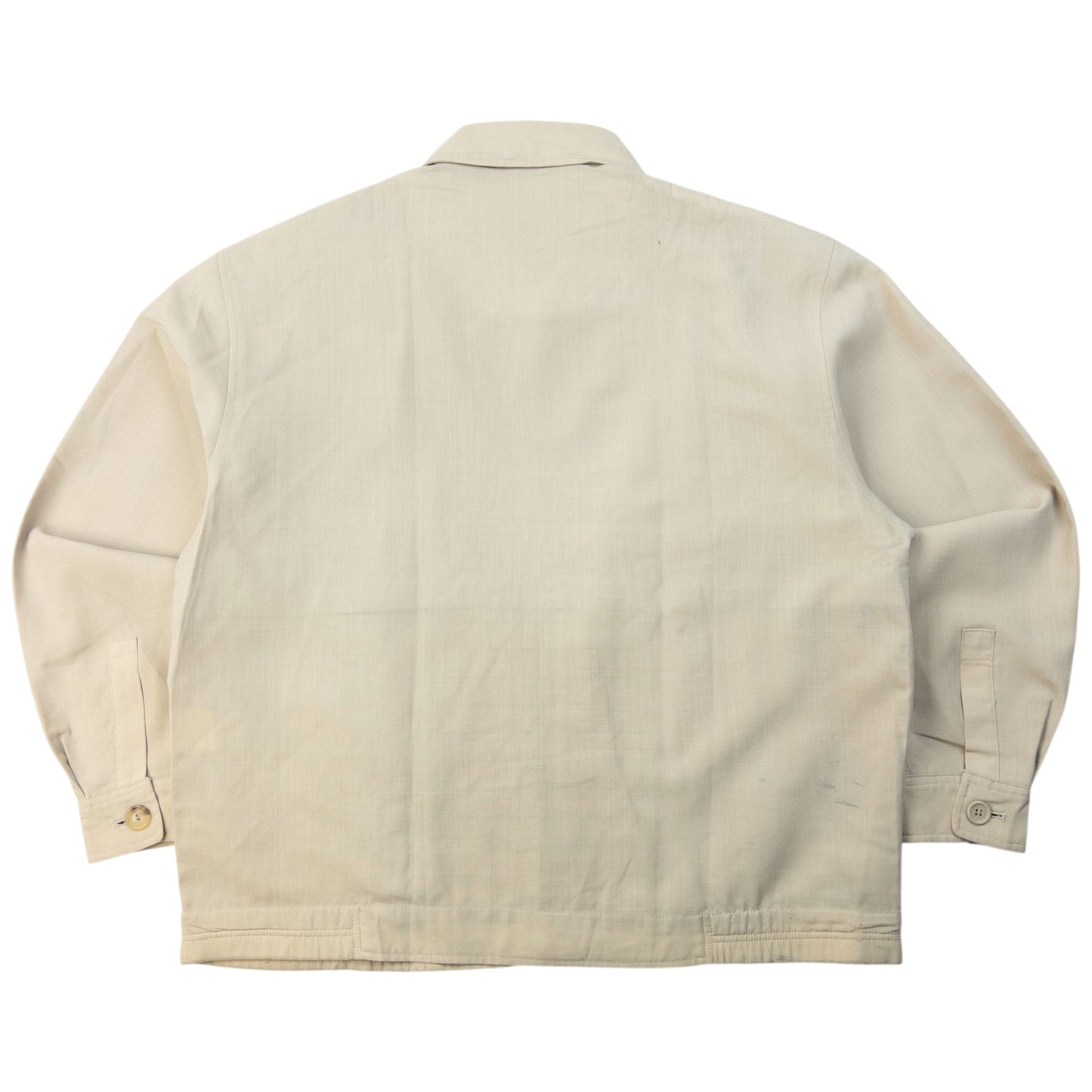 Vintage 90s YSL Yves Saint Laurent Harrington Jacket Size S | Small, Beige