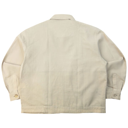 Vintage 90s YSL Yves Saint Laurent Harrington Jacket Size S | Small, Beige