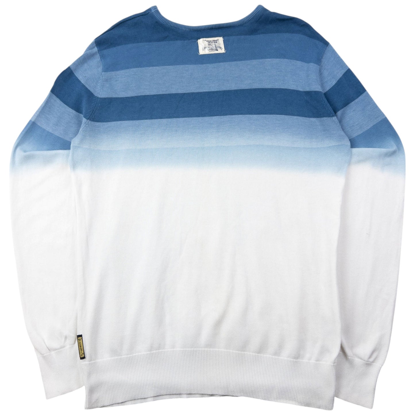 Vintage 2000s Armani Jeans Gradient Striped Jumper Size L | Large, Multicoloured