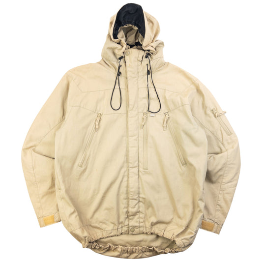 Vintage 2000s Stussy Multi Zip Up Jacket Size L | Large, Beige