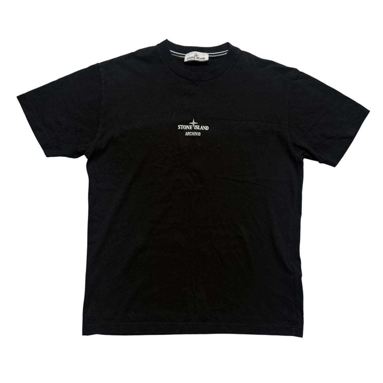 Stone Island Archivo Pure Metal Shell T-Shirt | XL, Black