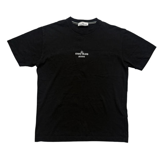 Stone Island Archivo Pure Metal Shell T-Shirt | XL, Black