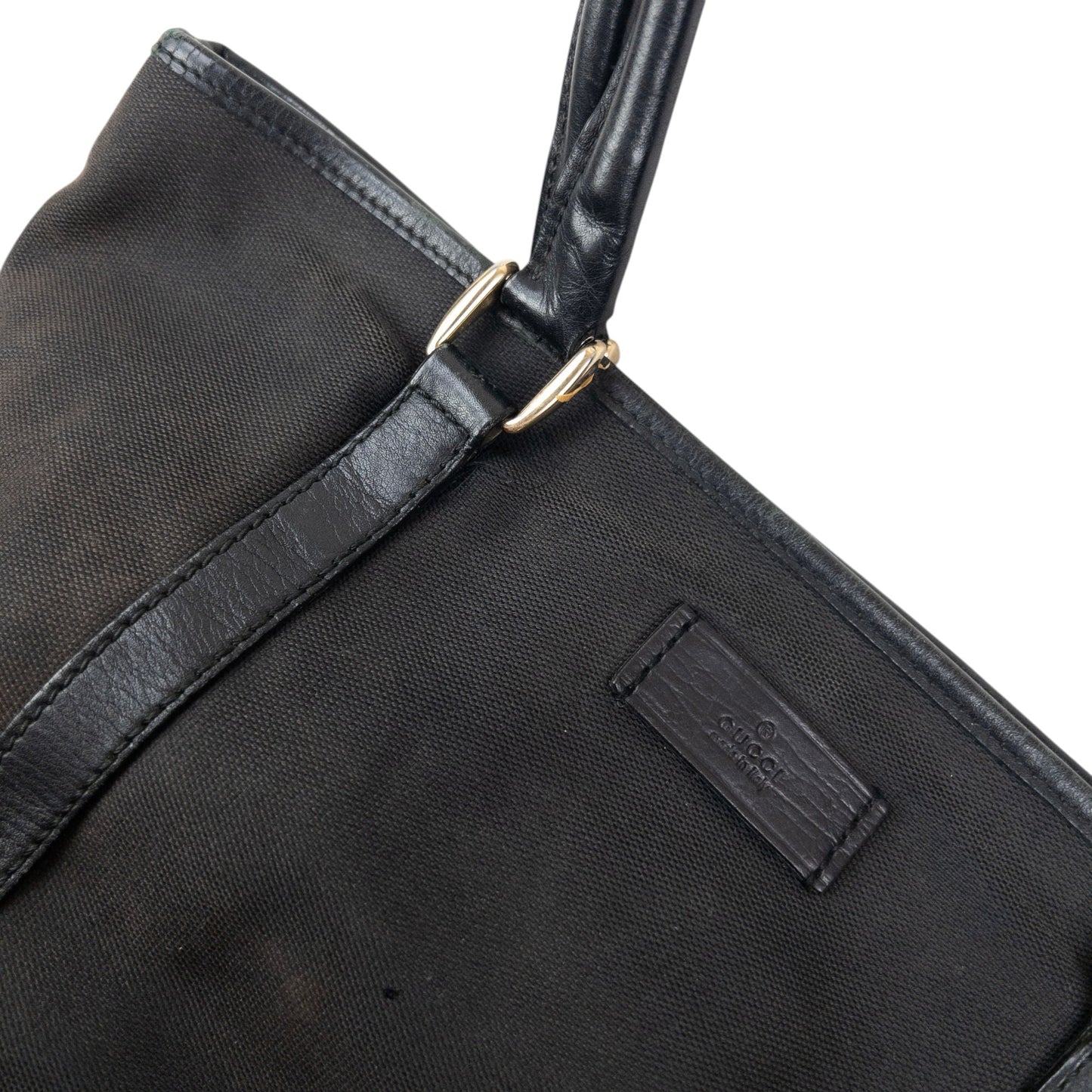 Vintage 2000s Gucci Shoulder Bag | O/S, Black