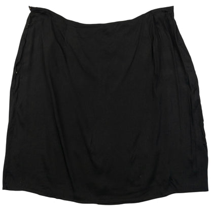 Vintage 2008 Miu Miu Silk Mini Skirt Womens Size W27 | W27, Black
