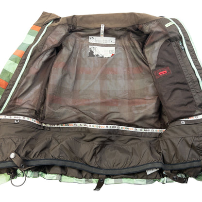 Vintage 2000s Burton City System Checkered Snowboarding Jacket Size XS | XS, Red
