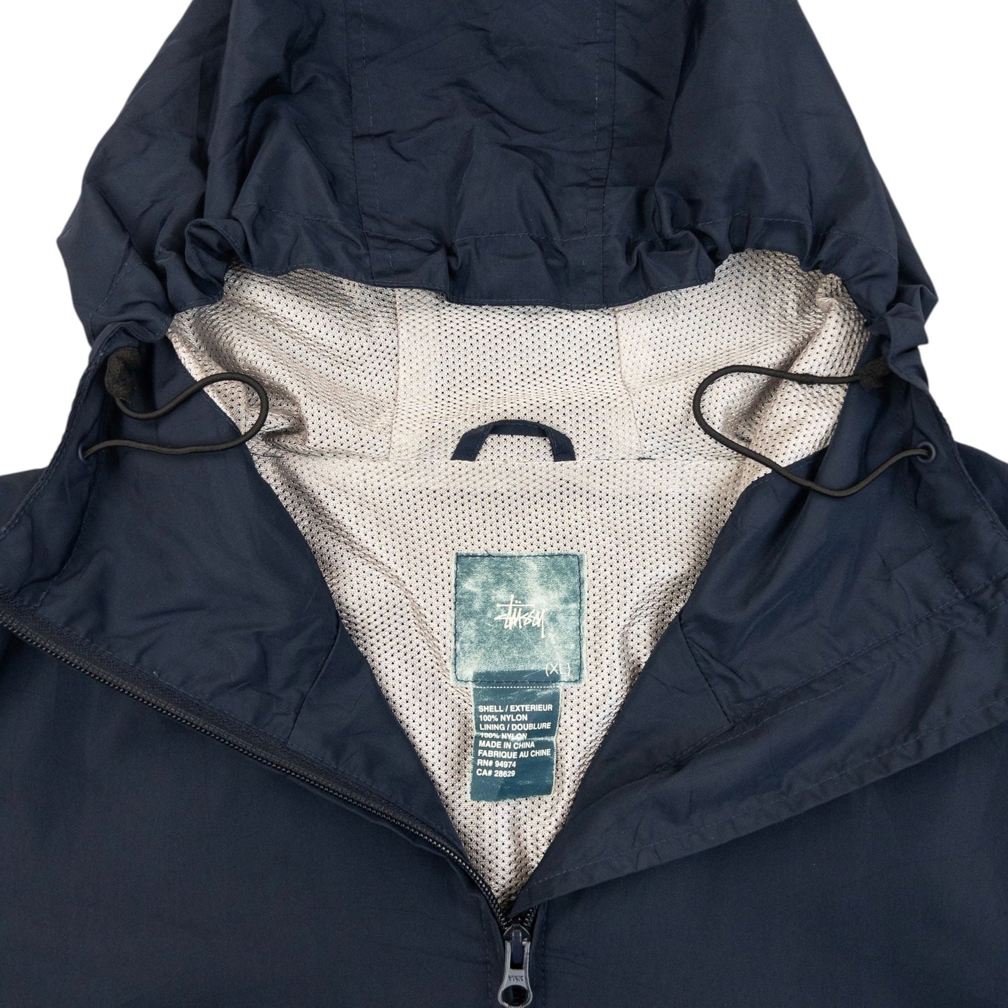 Vintage 2000s Stussy Zip Up Jacket Size XL | XL, Navy
