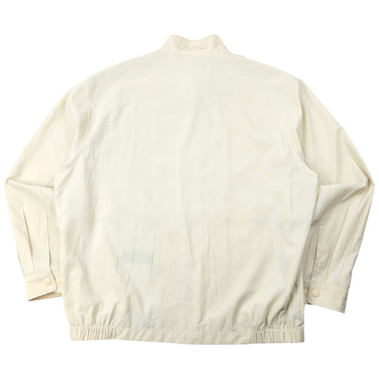 Vintage 90s YSL Yves Saint Laurent Harrington Jacket Size M | Medium, Cream