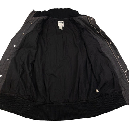 Vintage Stussy GIRLS Zip Up Long Jacket Womens Size S