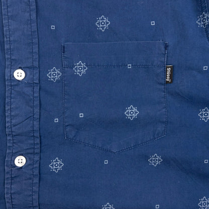 Vintage Stussy Long Sleeve Button Up Shirt Size M