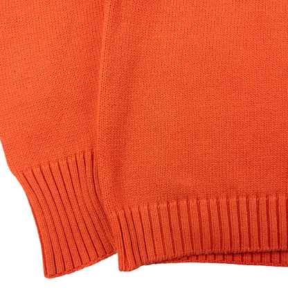 Vintage 2000s YSL Yves Saint Laurent Knit Jumper Size S | Small, Orange