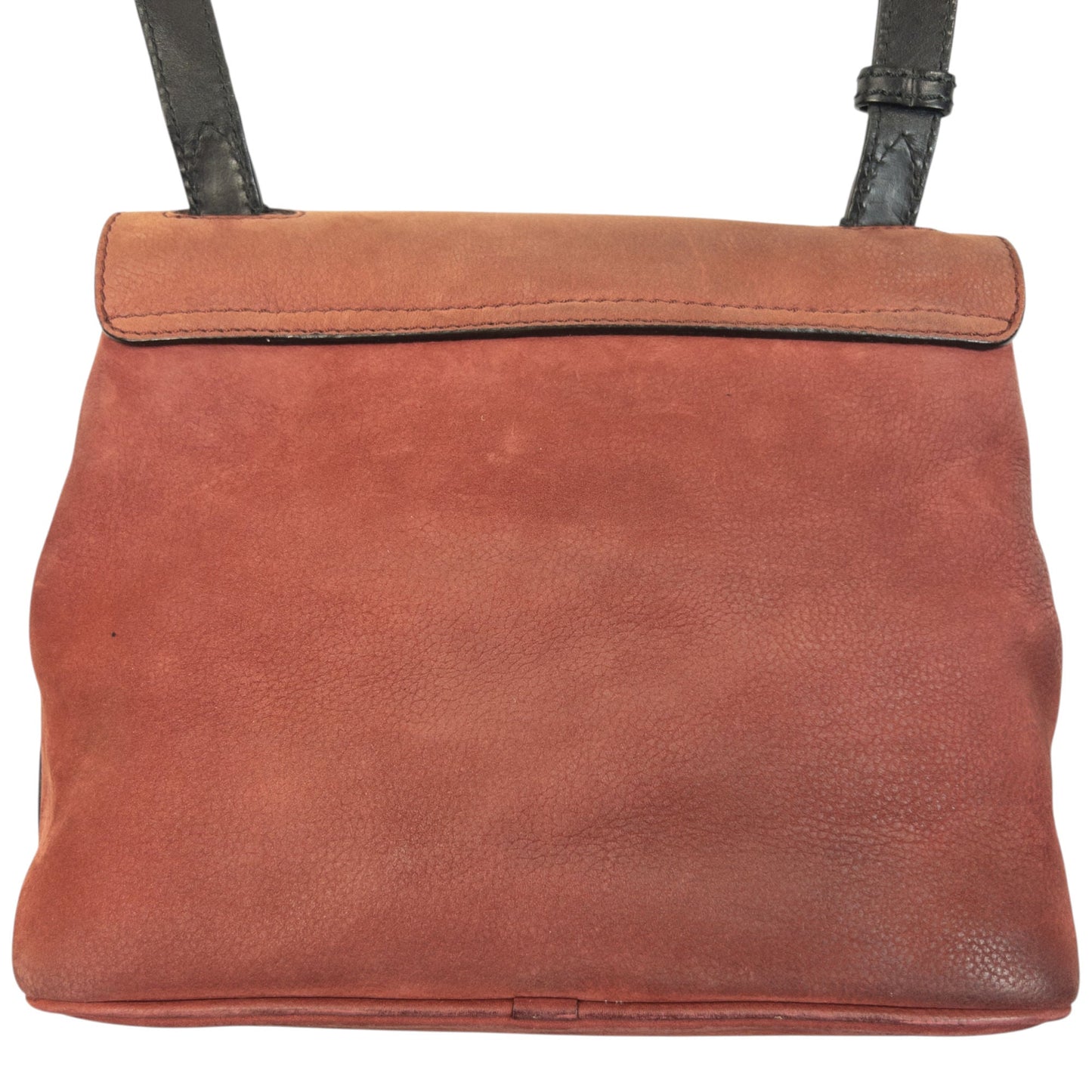 Vintage 2000s Burberry Leather Crossbody Bag | O/S, Red
