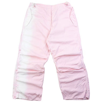Vintage Maharishi Dyed Roll Up 3/4 Length Trousers Womens Size L | Large, Pink