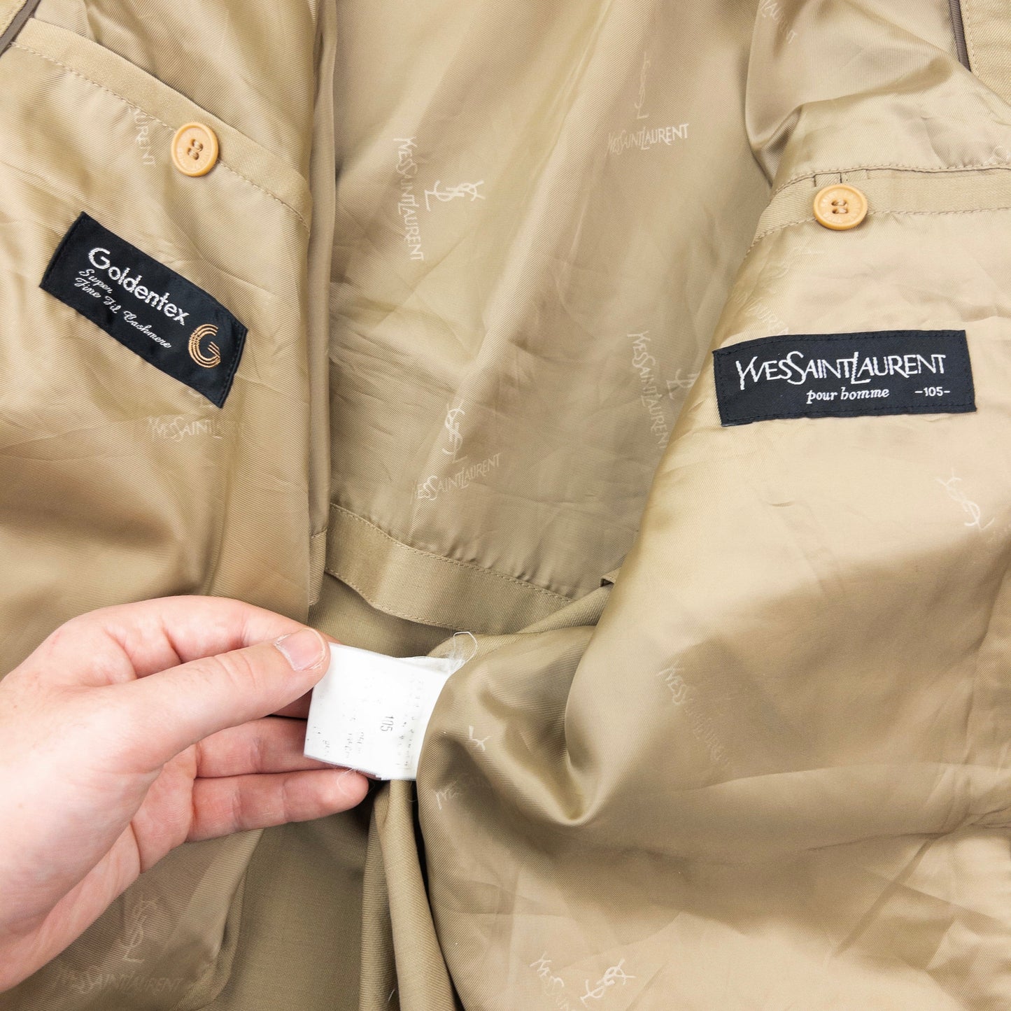 Vintage YSL Yves Saint Laurent Harrington Jacket Size L