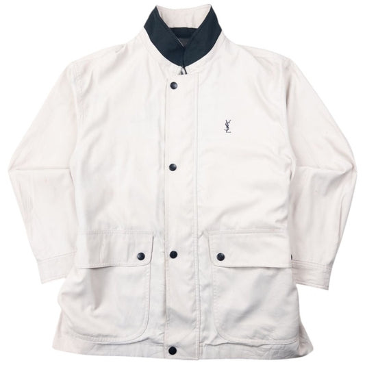 Vintage YSL Yves Saint Laurent Zip Up Jacket Size M