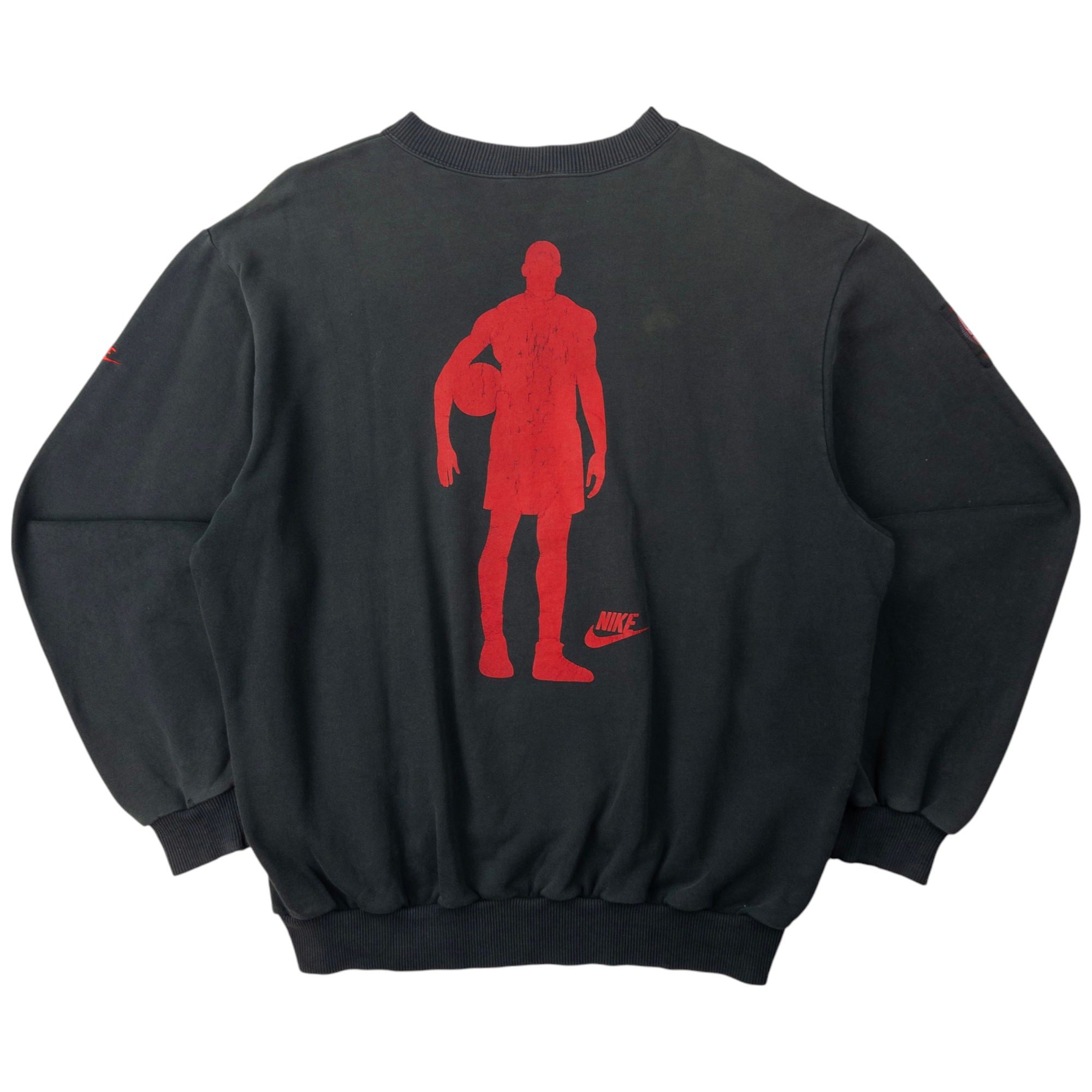 vintage nike embroidered sweatshirt