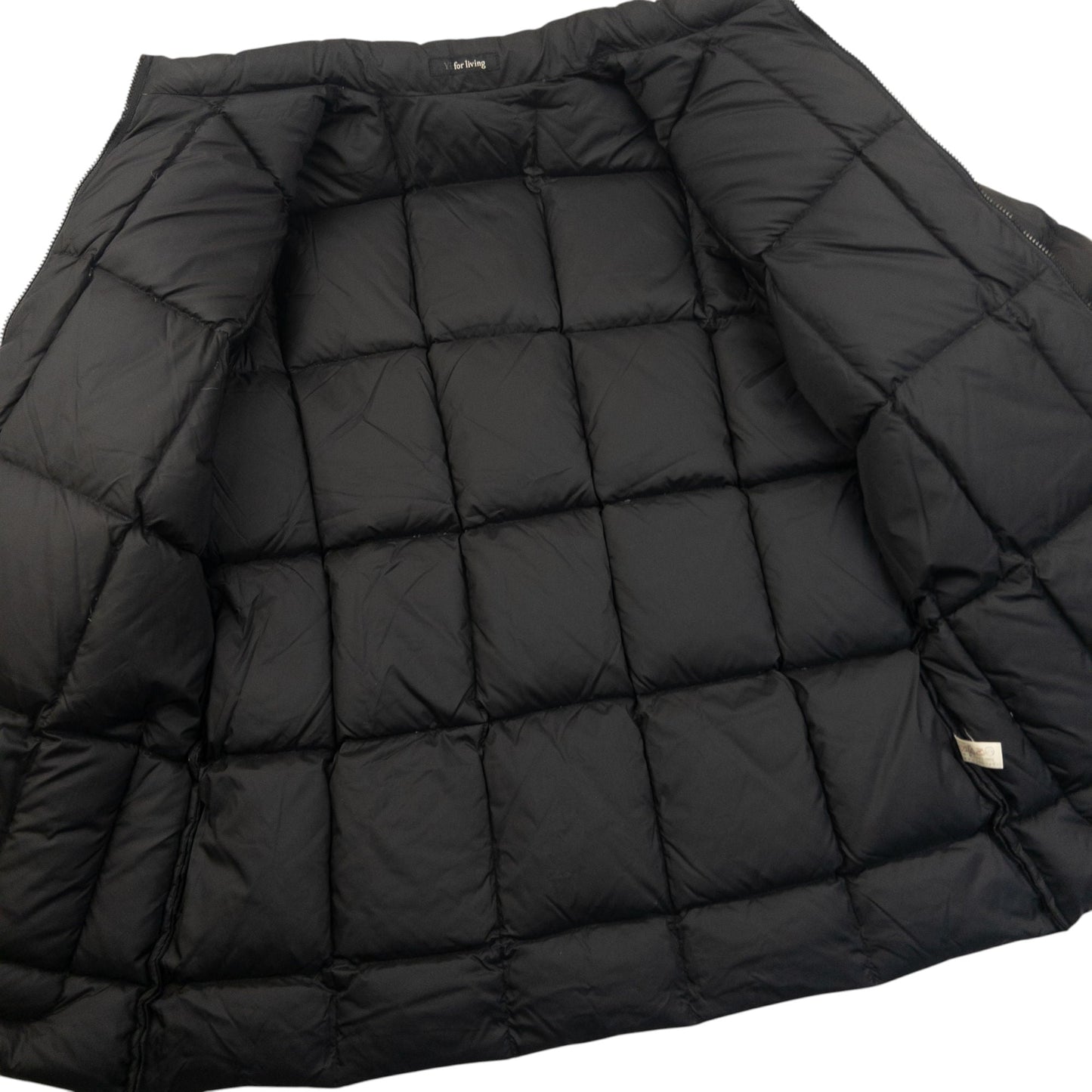 Vintage 90s Yohji Yamamoto Zip Up Puffer Jacket Size S | Small, Black