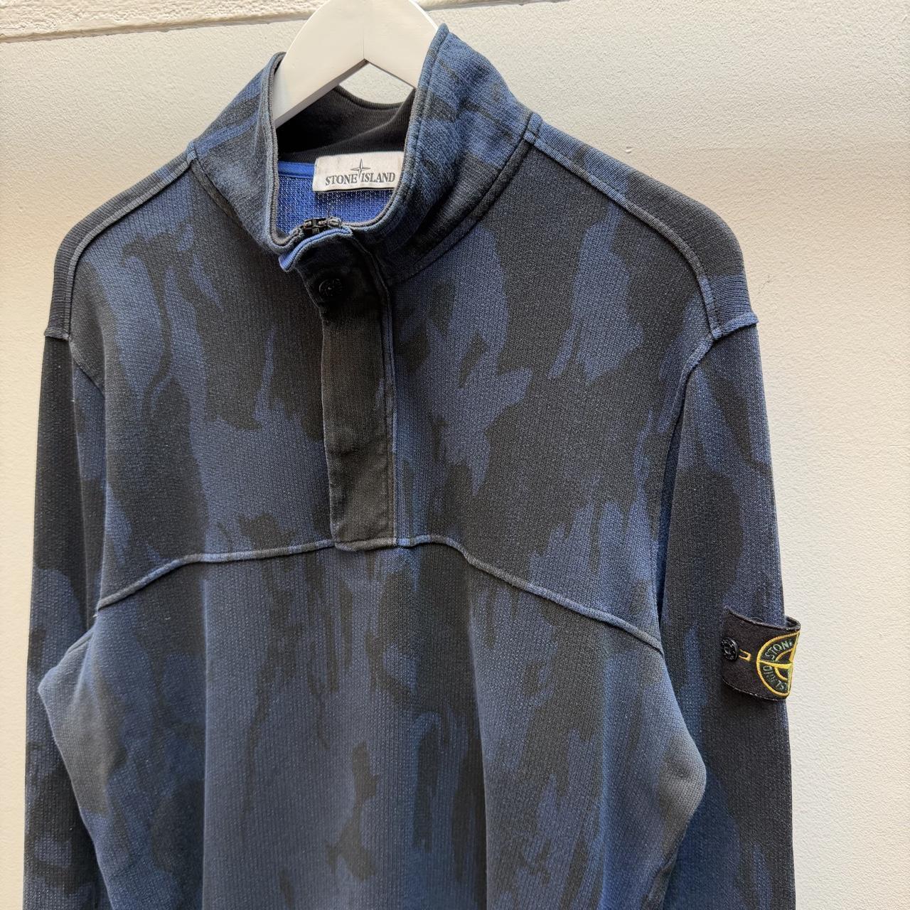 Stone Island Flowing Camo Jumper (XXL) | XXL, Multicoloured