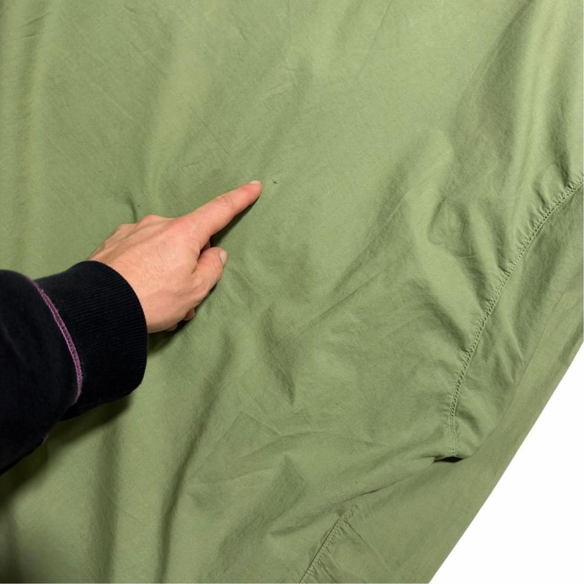 Stone Island Green Pullover Smock Jacket | Large, Green