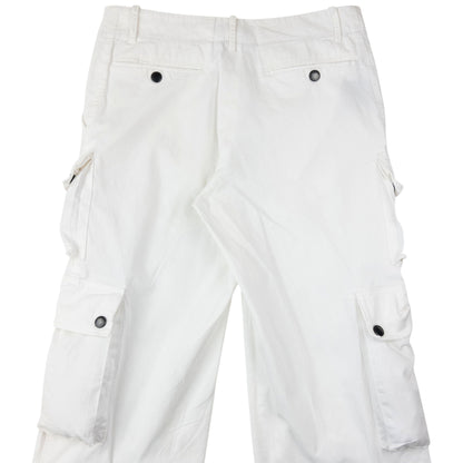 Vintage 2000s Burberry Cargo Trousers Size W29 | W29, White